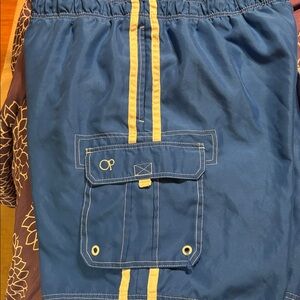 Ocean Pacific swim trunks, two big pockets